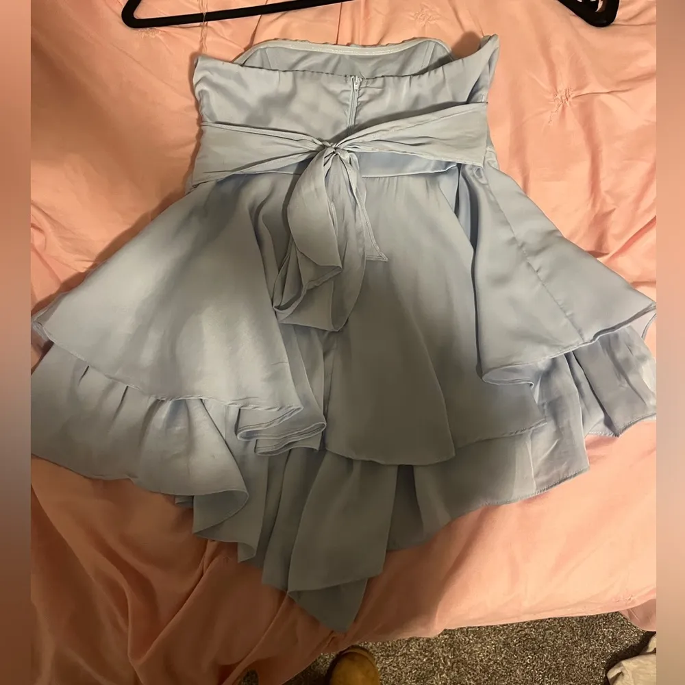 Strapless blue romper Size M - Image 3