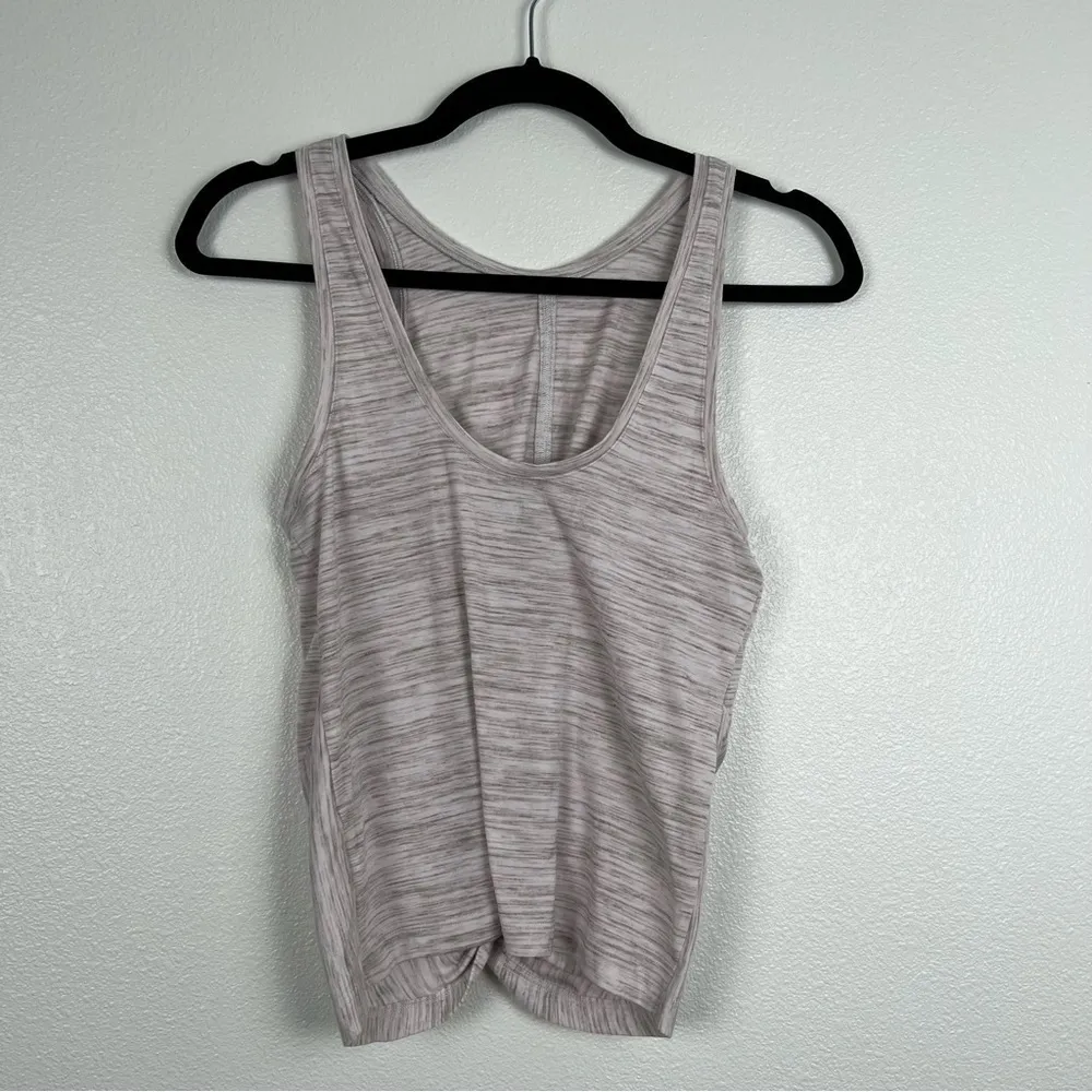 ATHLETA Essence Space Dye‎ Twist Front Tank Sz XS - Image 4