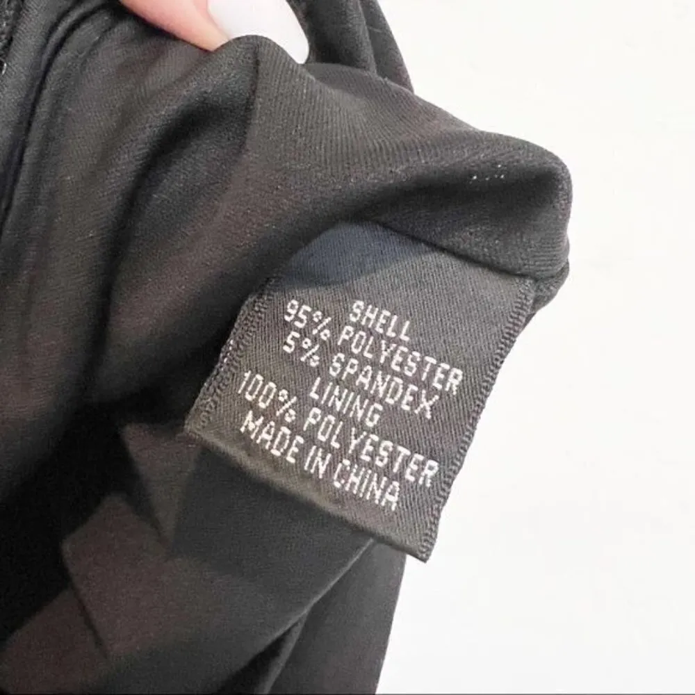 Adrianna‎ Papell Black Sheath Dress Party Event Special Occasion Wedding Size 4 - Image 5