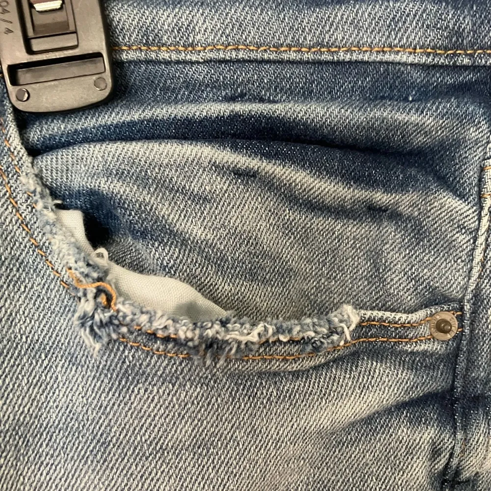 Kensie vintage high rise skinny leg spilt flayed - Image 3