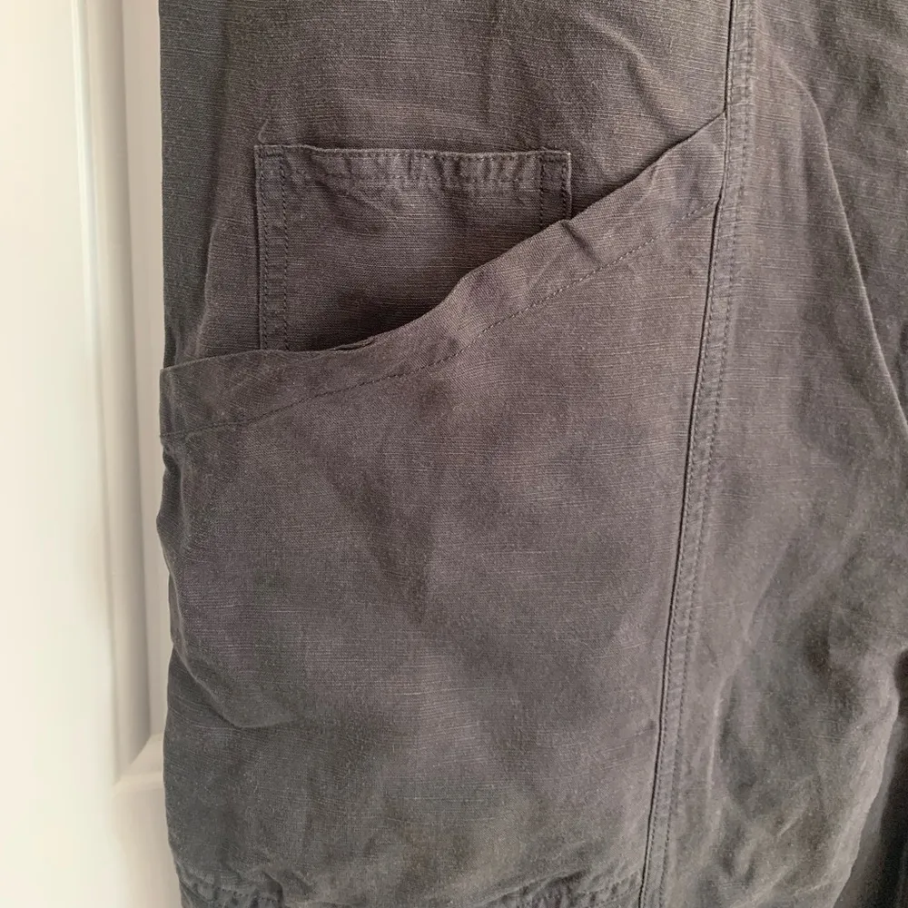 Anthropologie Pilcro Mechanic Sleeveless Linen Jumpsuit - Size M‎ - Black - NWOT - Image 9