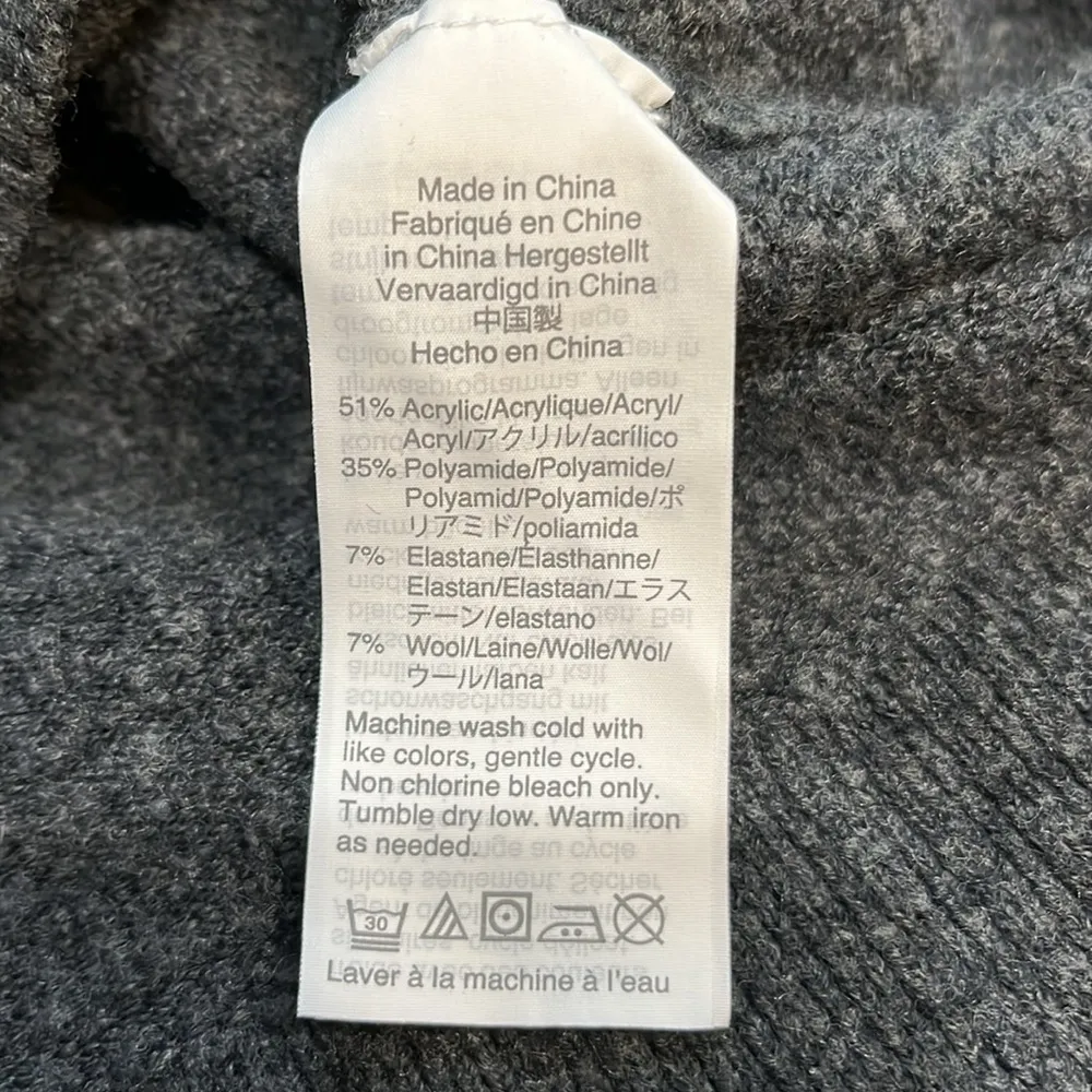 J. Crew gray crew neck long sleeve sweater - Image 4