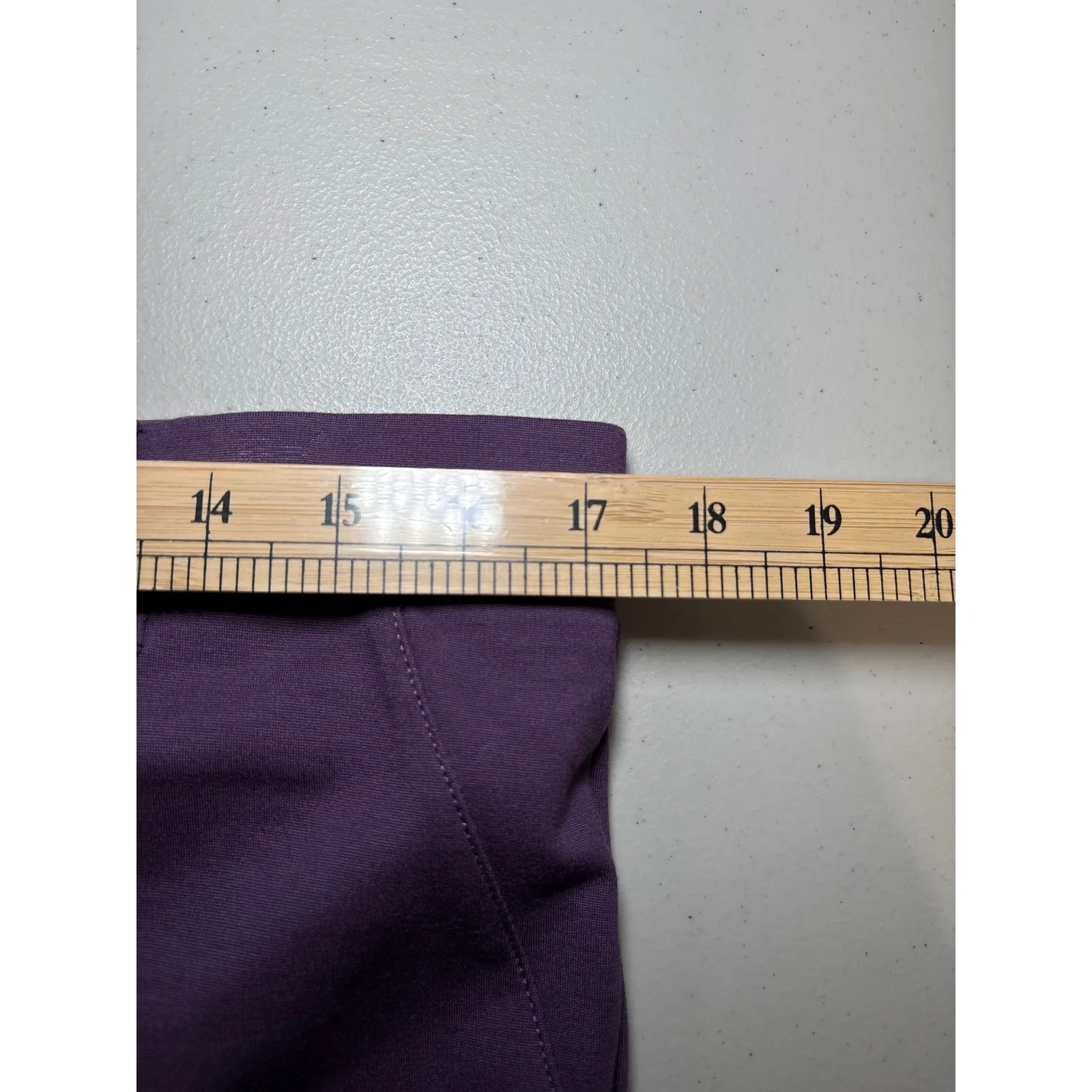 Betabrand Purple Straight Leg Pants 1X Petite Stretch Professional Workwear - Image 7