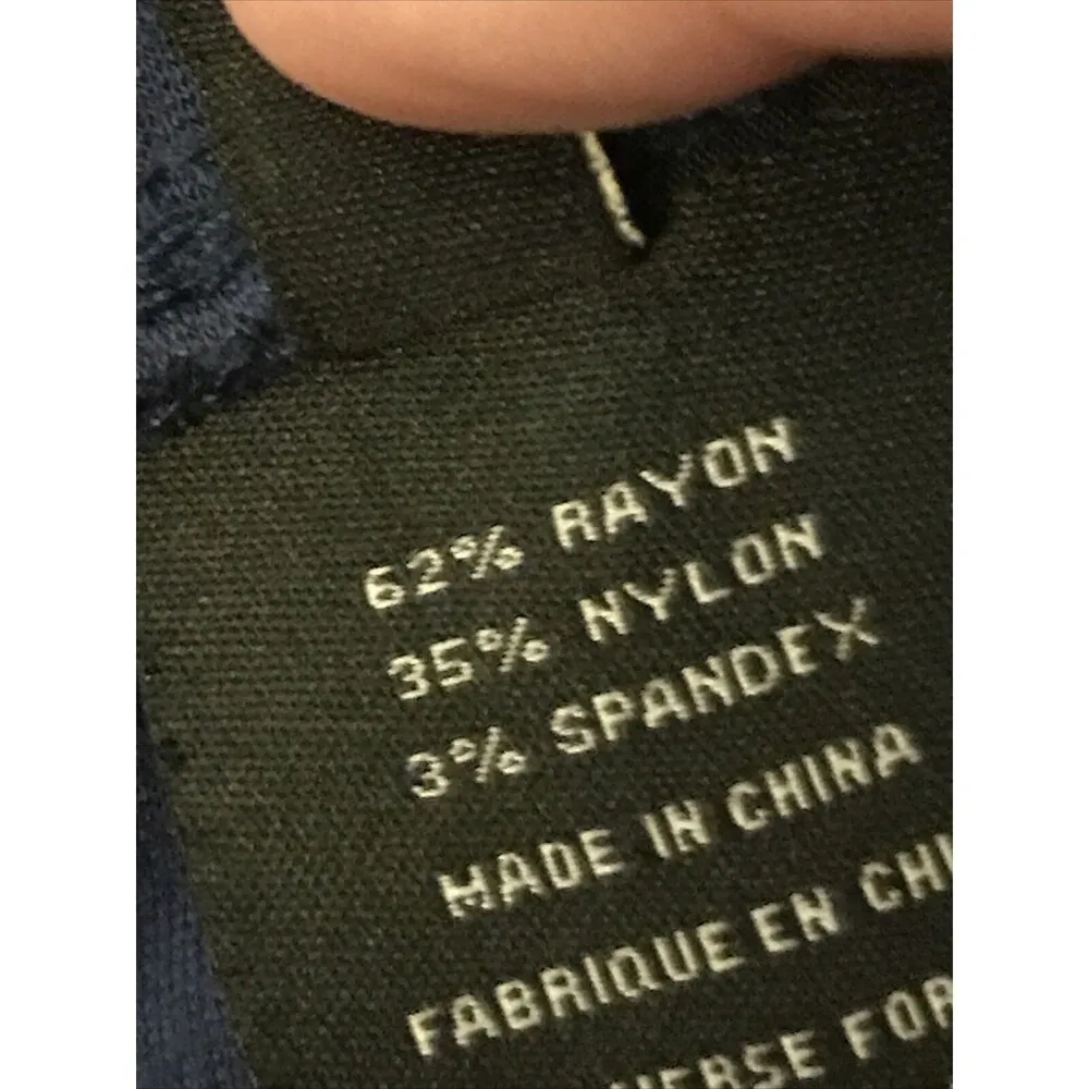 Torrid Pants Trousers Women’s 3 Blue Comfort Stretch Waist Brand Rayon Blend G9 - Image 3