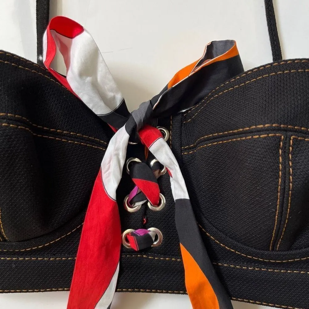 Emilio Pucci  Bra Top‎ in Nero - Image 3