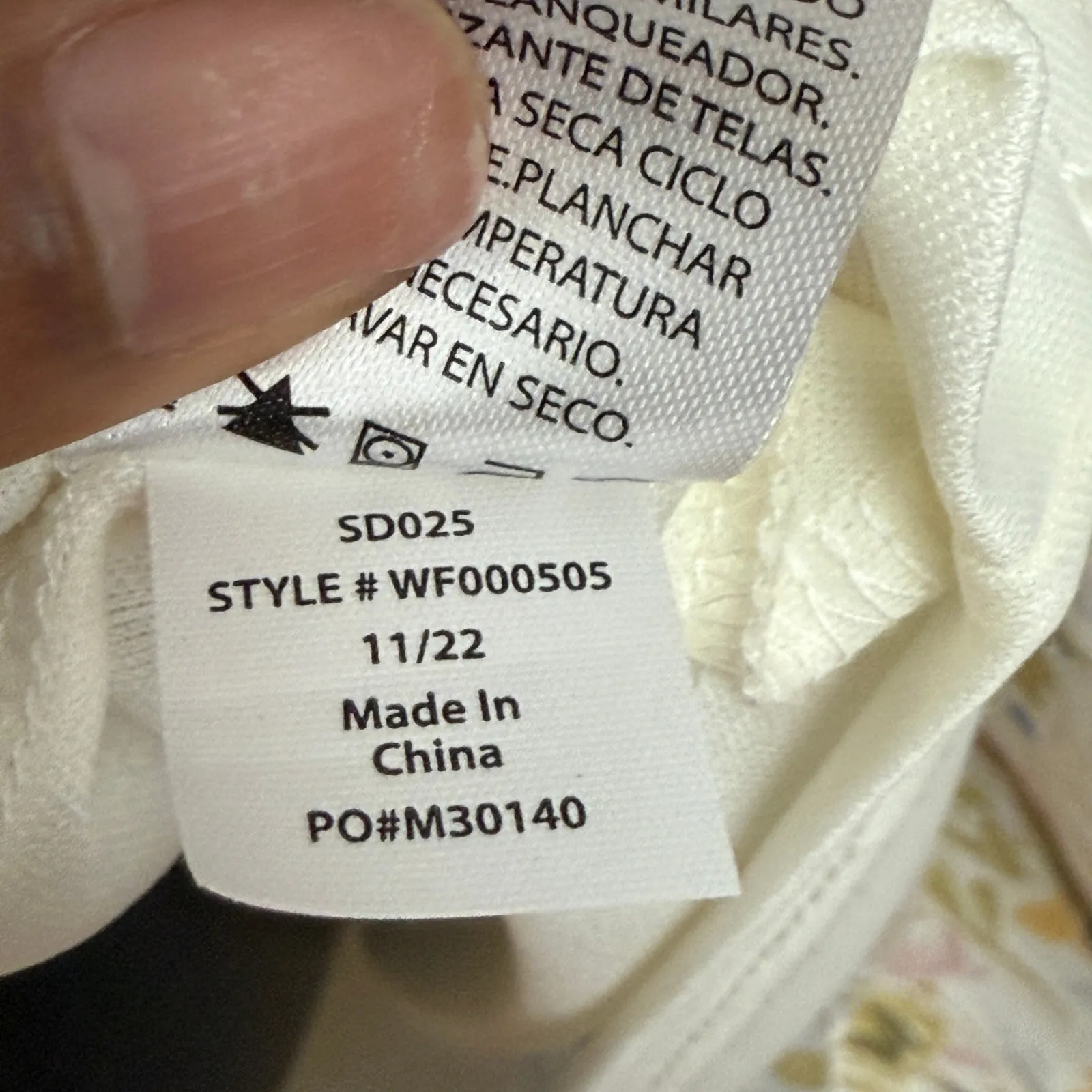 Wildfox cottage Floral Print Dress Ruffle Cap Sleeve‎ Mini Dress sz M - Image 5