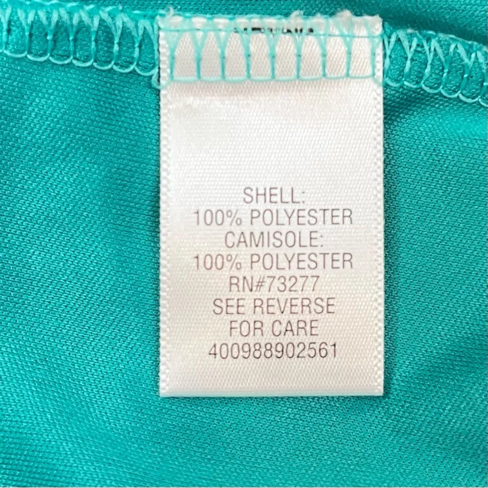 DANA BUCHMAN Women’s Green Polyester Camisole Tank Large - Image 5