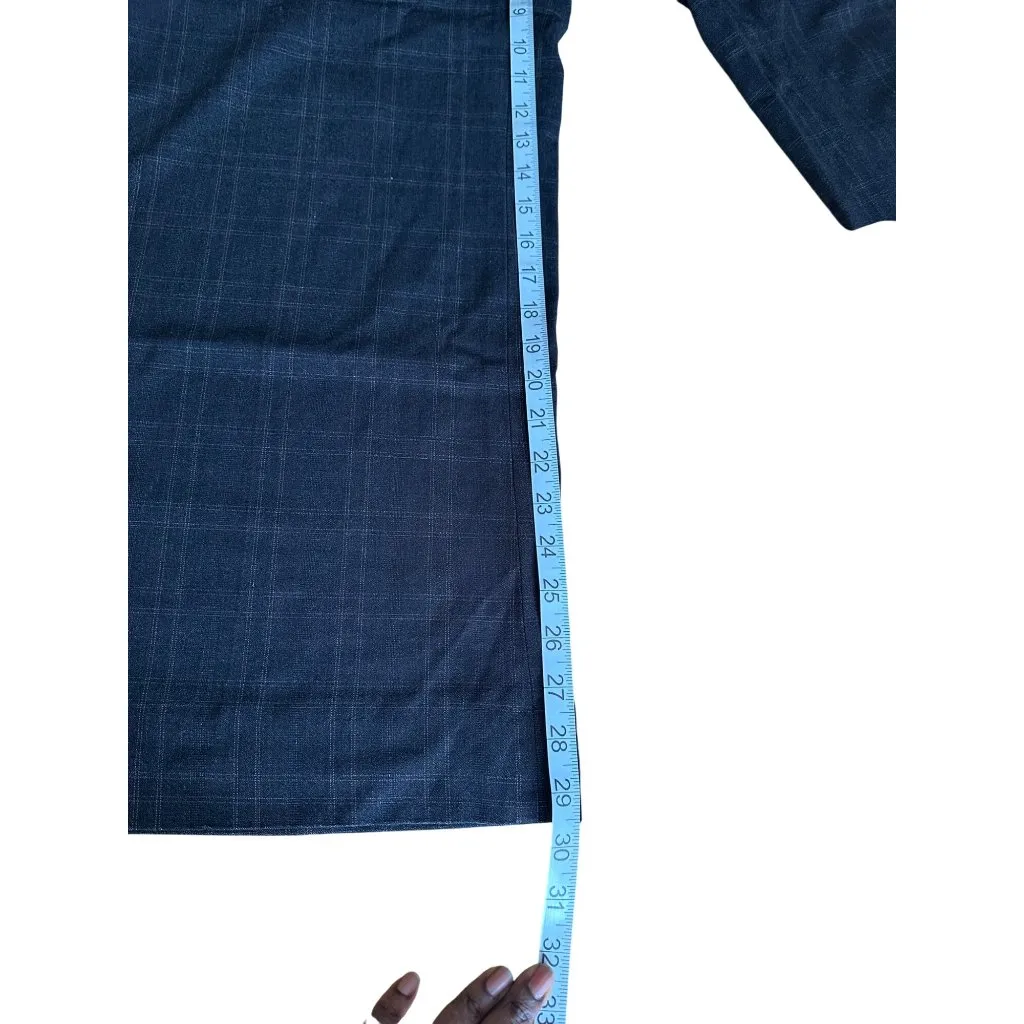 Cabi Womens Check Wide-Leg Trousers Size 12 Office Preppy Work Attire - Image 8