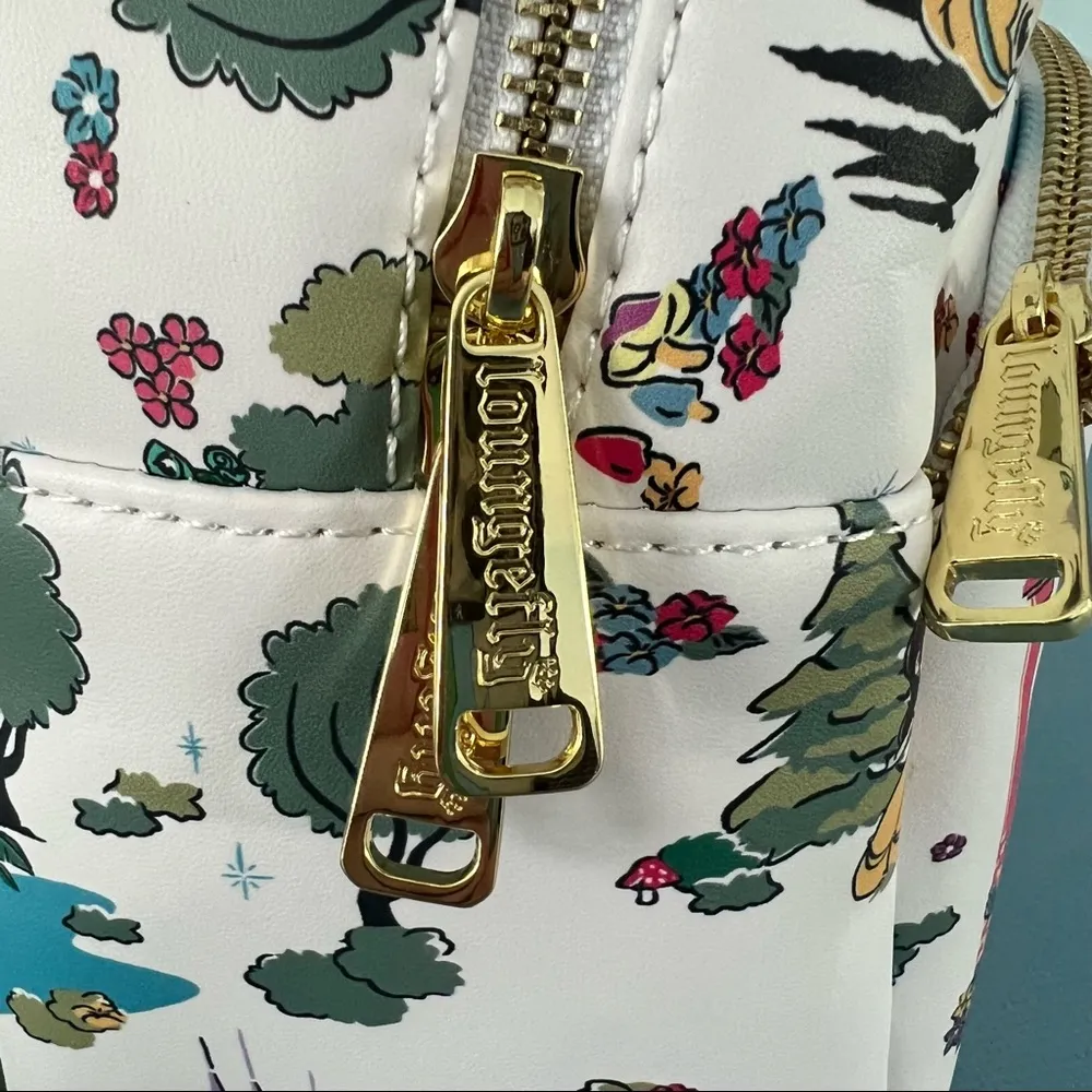 Loungefly Disney Princess Landscape White Mini Backpack - Image 9