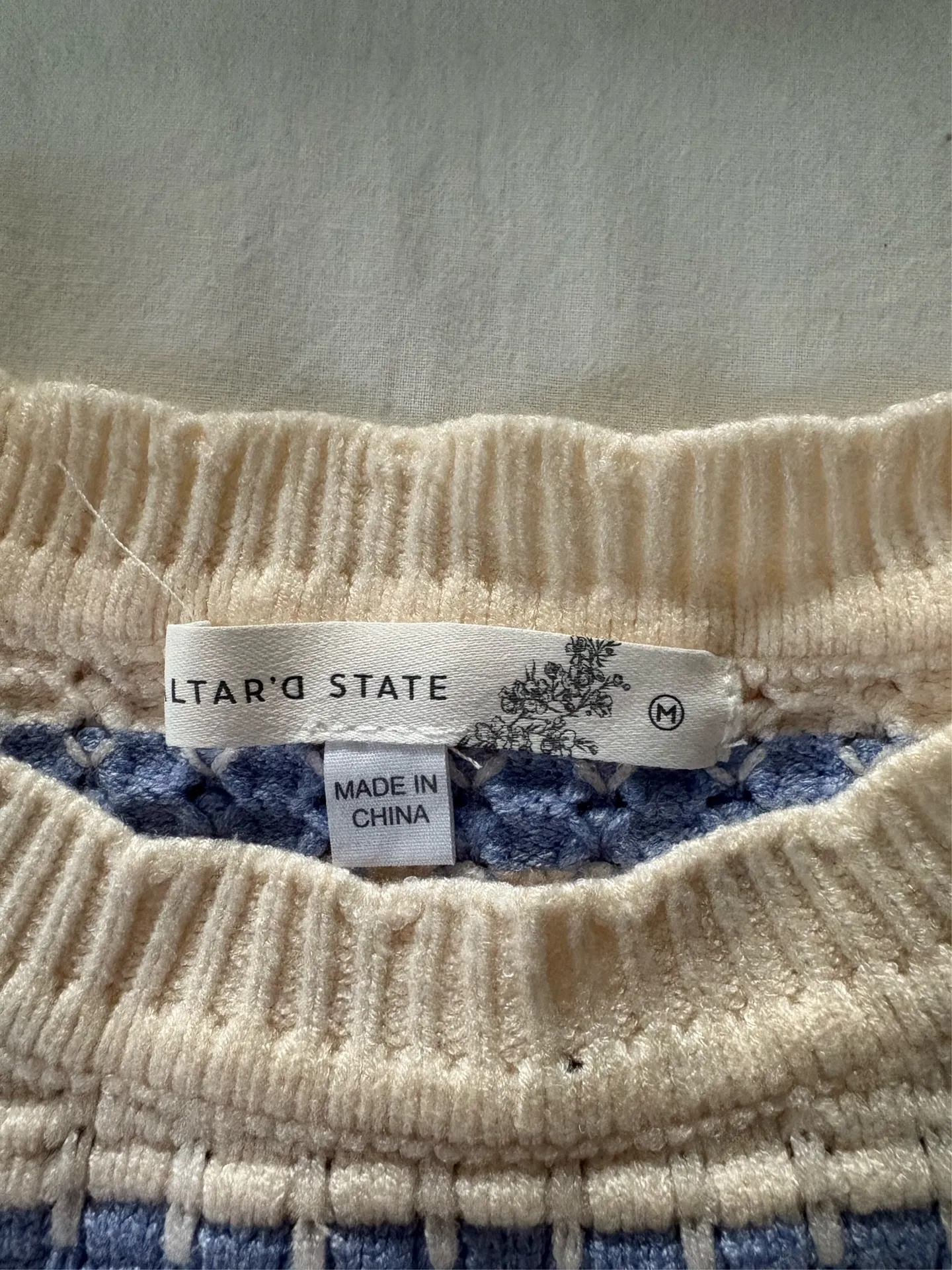 Altar'd State Cropped Long Sleeve sweater  - Image 2