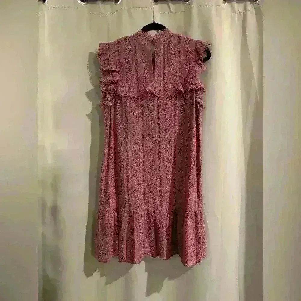 Women’s Shabby Chic Dress Pink Size XL - Image 7