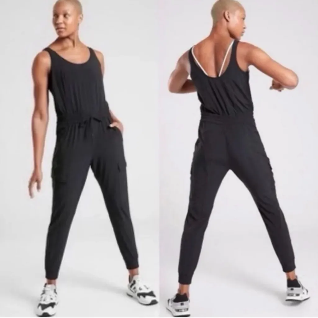ATHLETA Unbound Jumpsuit in Black Size Small - Image 2