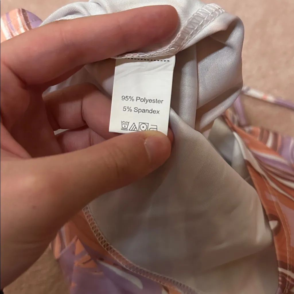 welooc Swirl Cutout Hollow Out Drawsting Midi Dress Colorful NWT - Image 8