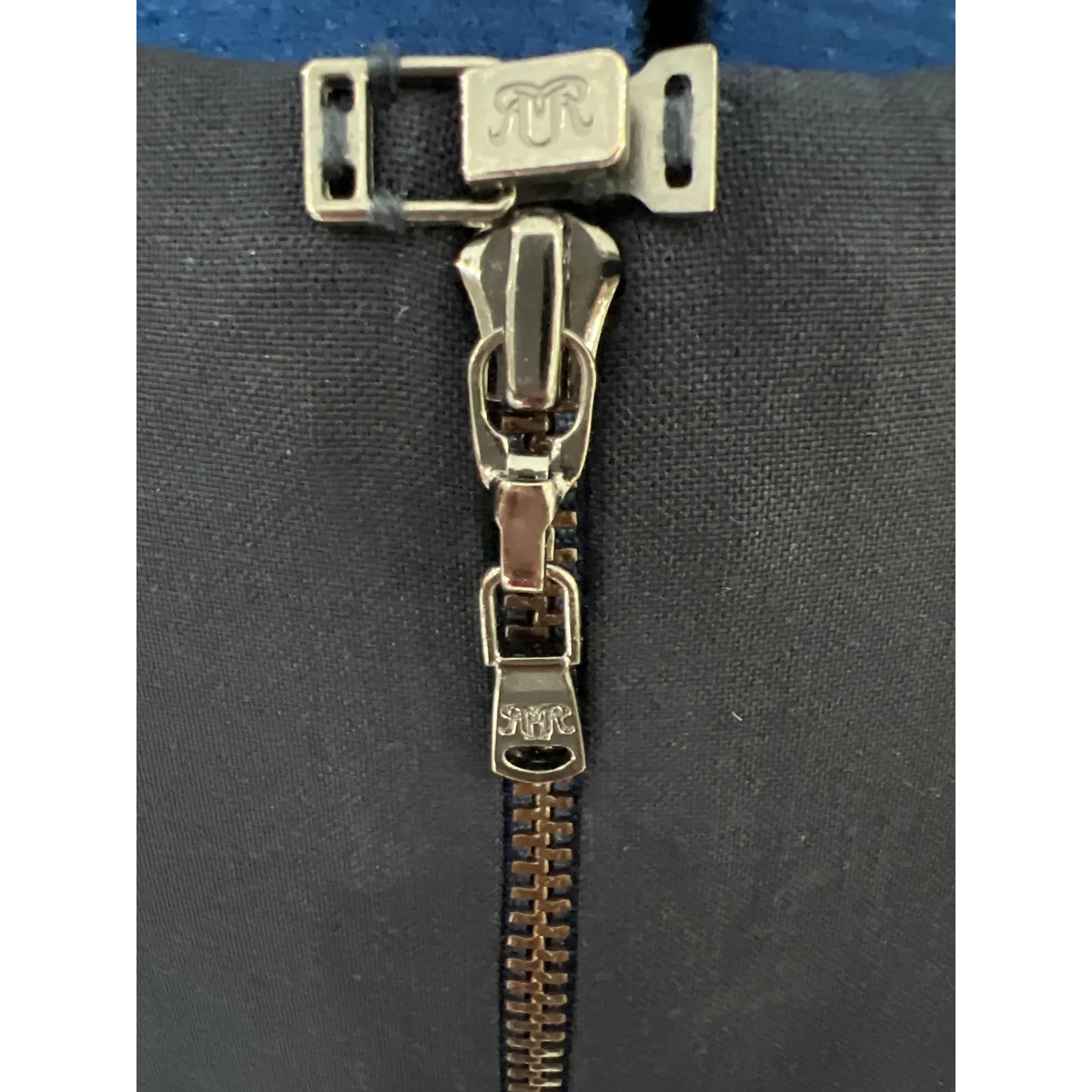 Rachel Roy Navy Wool Fitted Midi Sleeveless Dress Size 6 38.5"L Career Old Money Blue - Image 6