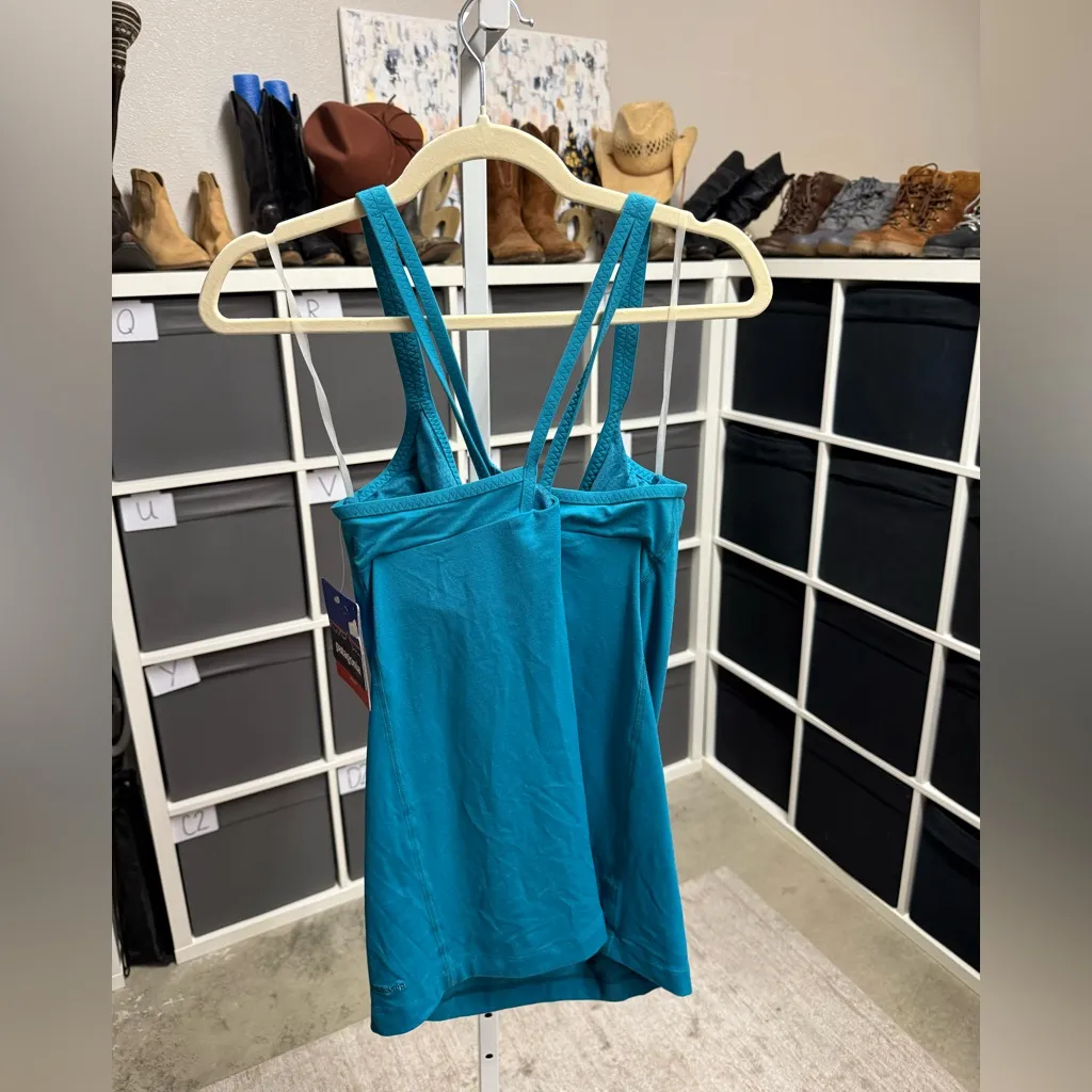 Patagonia Cordelisse Bra Women's Blue Tank Top NWT - Image 2