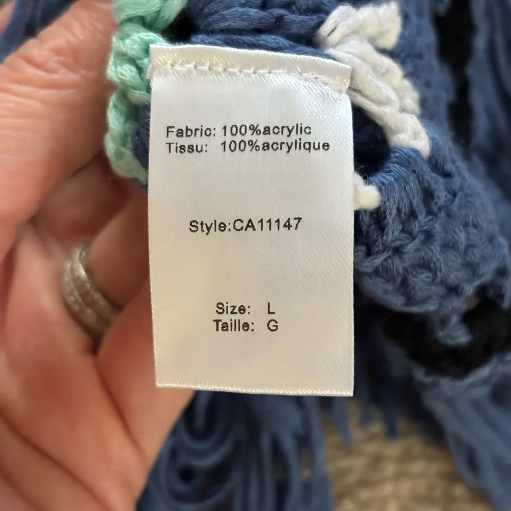 Elan Meet Me At Poolside Crochet Fringe Top‎ - Image 5