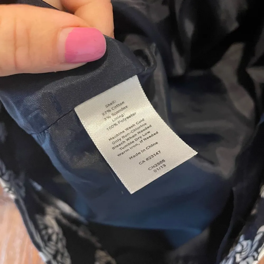 Talbots navy nautical rope skirt size 4 - Image 5