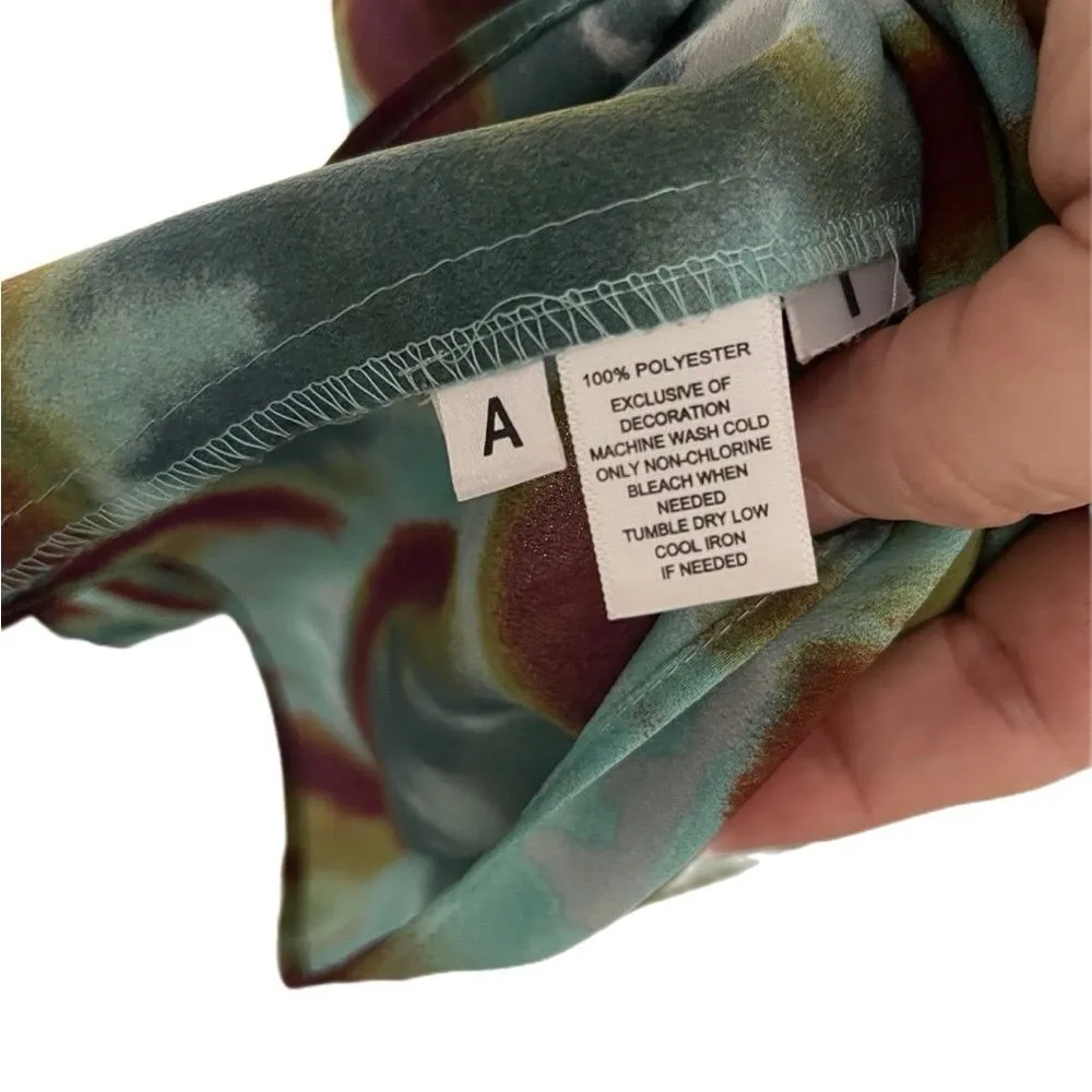 2 PC LOFT BUNDLE MINI DRESS blue brown 2P WOOL BLEND CARDIGAN XS - Image 7