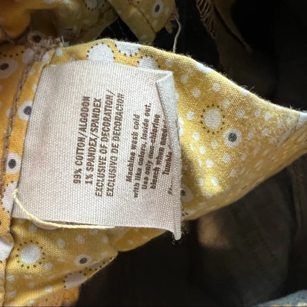 Decree Vintage Boho Wide Leg Distressed Denim Capris - Image 9