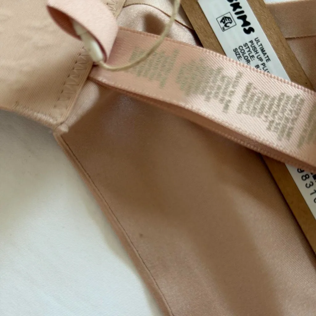 Skims Ultimate Teardrop Push Up Plunge Bra in Mica, Size 36C - Image 7