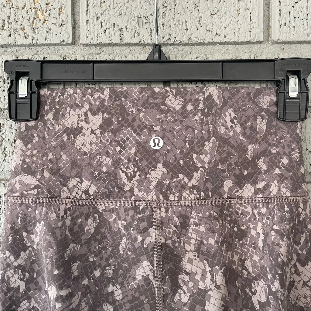 Lululemon Wunder Train High-Rise Tight 25" Hideaway Camo Lunar Rock Multi Size 4 - Image 6