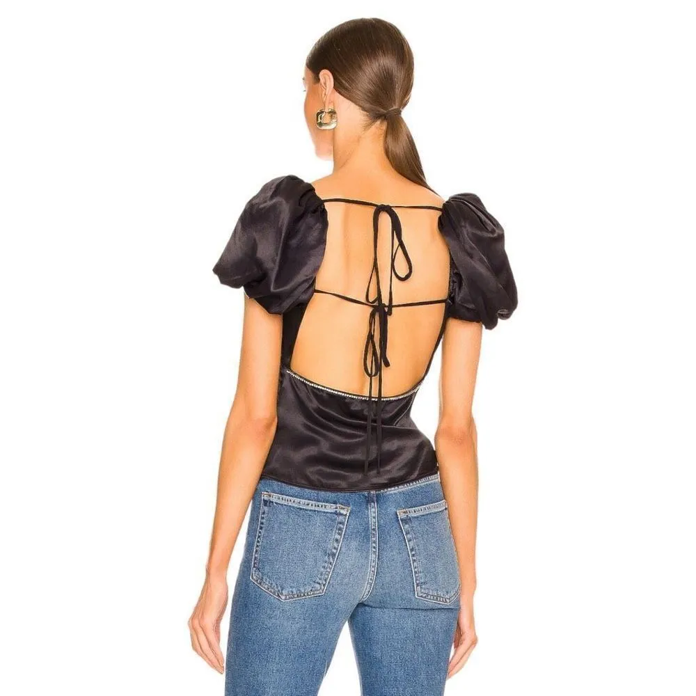 ‎LPA Carmen Top in Black - Image 2