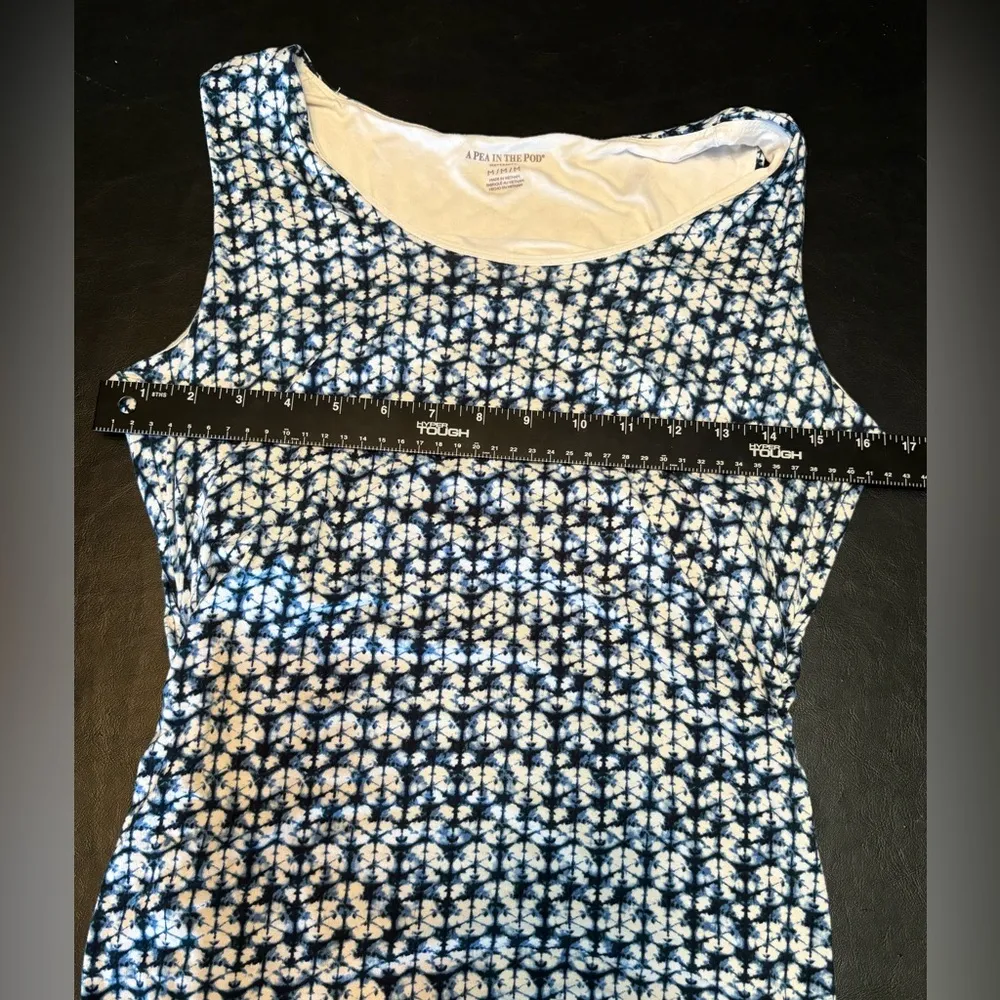 A Pea in the Pod Maternity Sleeveless Jersey Knit Midi Dress Size Small Women’s - Image 9