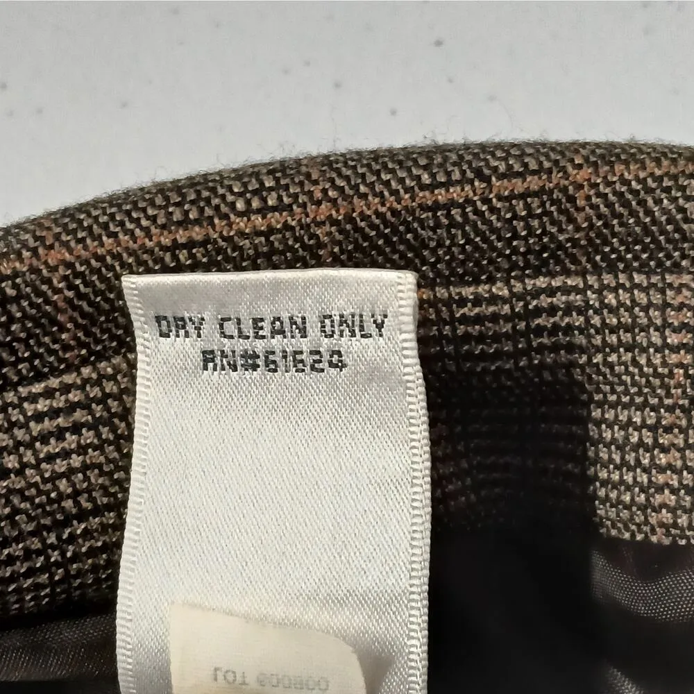 Pursuits, Ltd. Womens Skirt Suit Size 10 Brown Plaid Blazer Office Career Church - Image 9