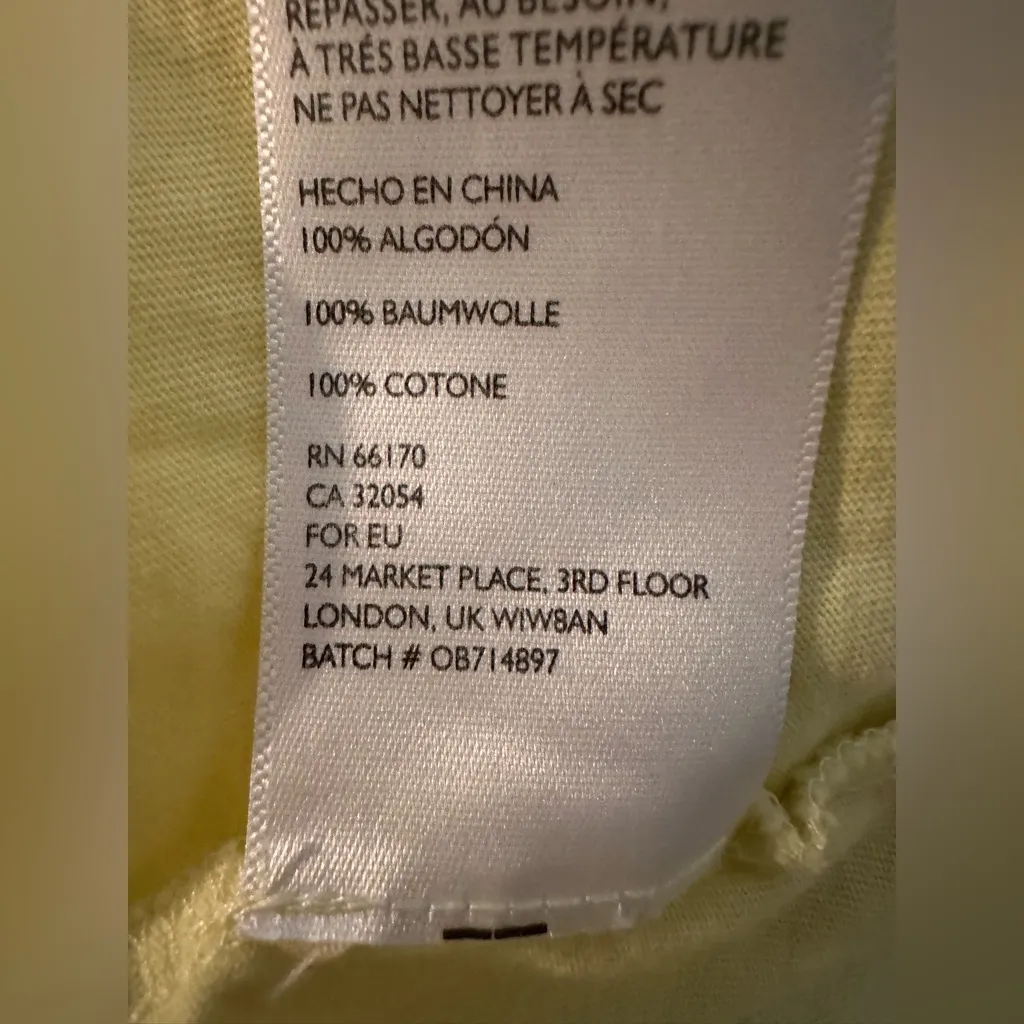 Kimchi Blue Light Yellow Ruffle Sleeve Tee - Image 4