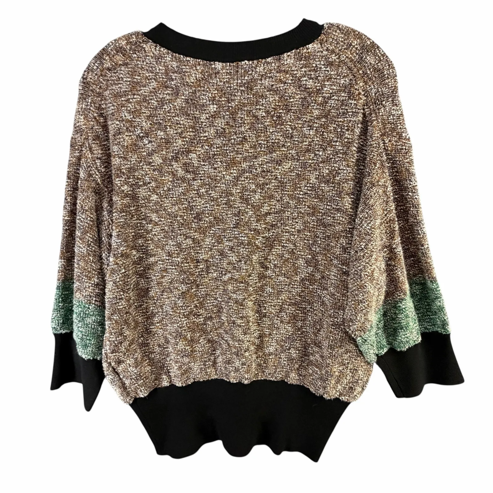 By Malene Birger Ansulta Sweater Womens S Brown Colorblock Italy Quiet Luxury - Image 6