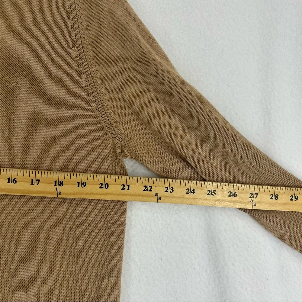 Amazon Crewneck Pullover Knit Sweater Womens Large Beige - Image 6