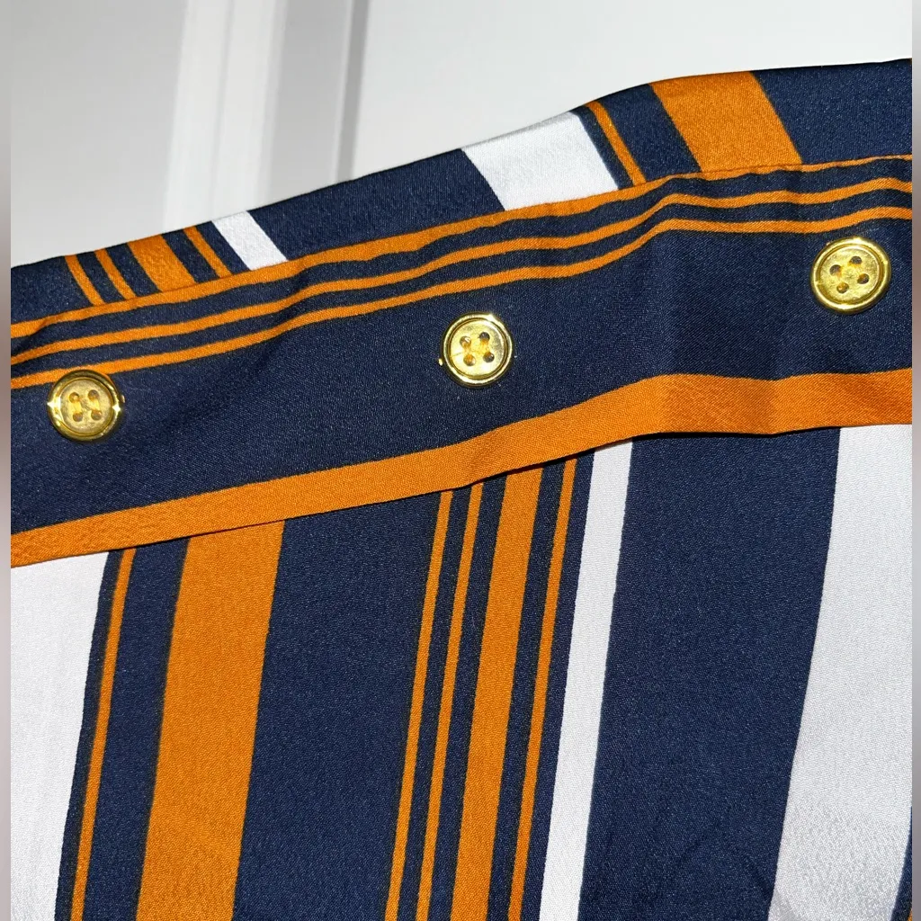 NWT Women’s Plus-Sized Striped Blouse - Image 4