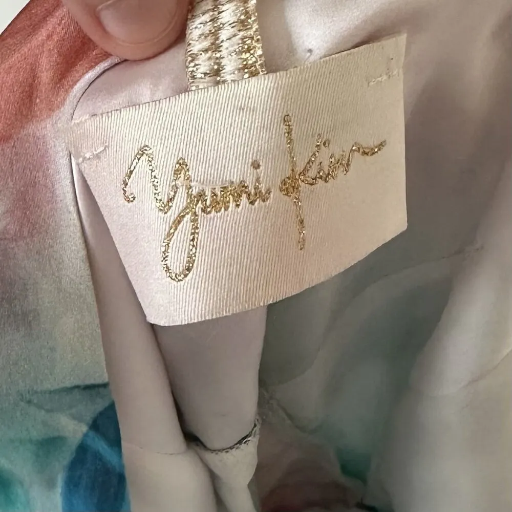 Yumi Kim Taylor Watercolor Rose Silk Dress - Size: Extra Small - Image 9