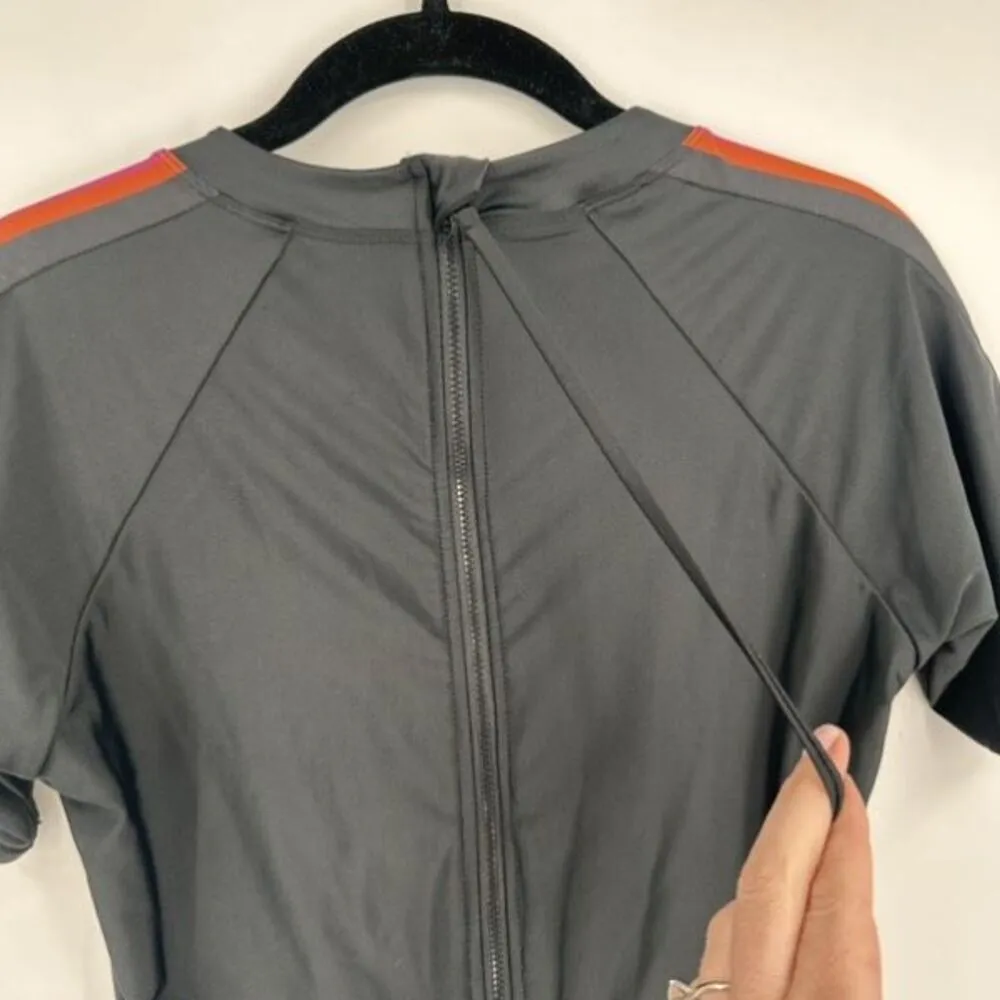 HUMANKIND PRIDE SWIM BATHING SUIT UNISUIT Rainbow‎ Unisex GAY BEACHWEAR Small Black - Image 7