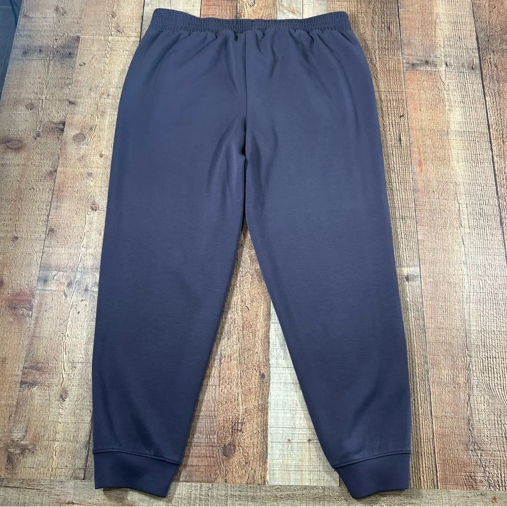 Soma Athleisure Jogger Pants Large Gray Zip Pocket Stretch Elastic Waist Casual - Image 5