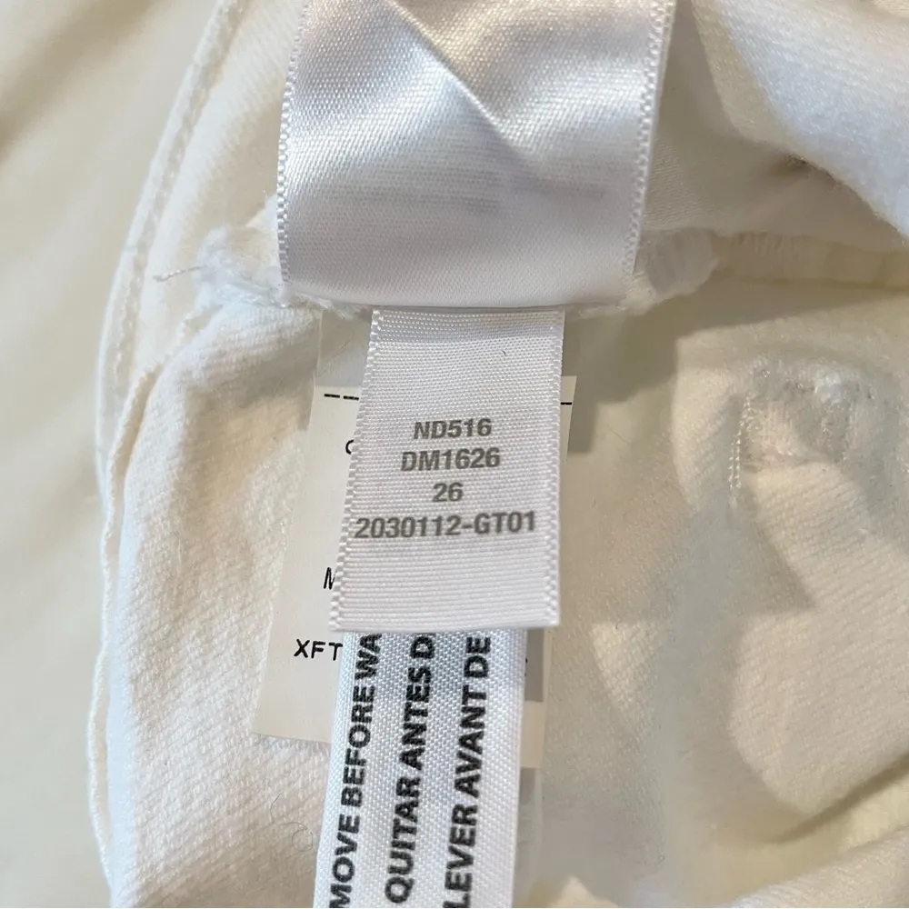 The Perfect Vintage Straight Jean in Tile White: Ripped Knee Edition 26 - Image 9