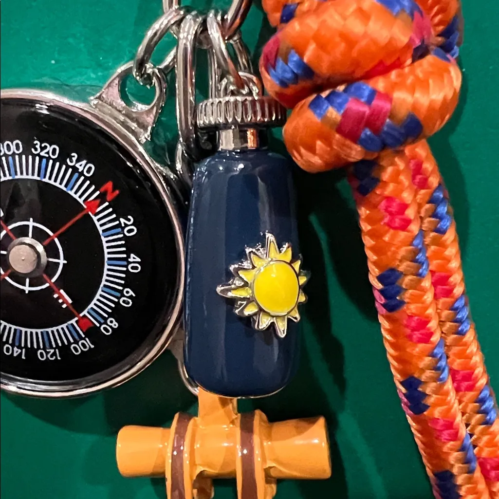 Piper  K | Hiking Enthusiasts Themed Bag Charm 🧭🥾 - Image 4