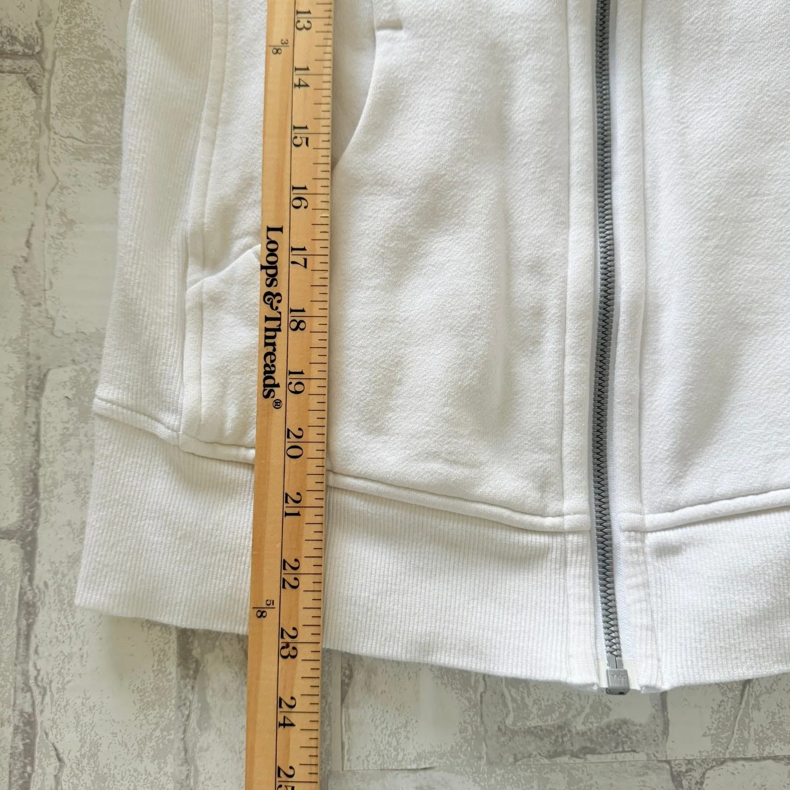 Lululemon Scuba Full Zip Hoodie White Hawaii Islands Rare Exclusive Sz 6 - Image 8