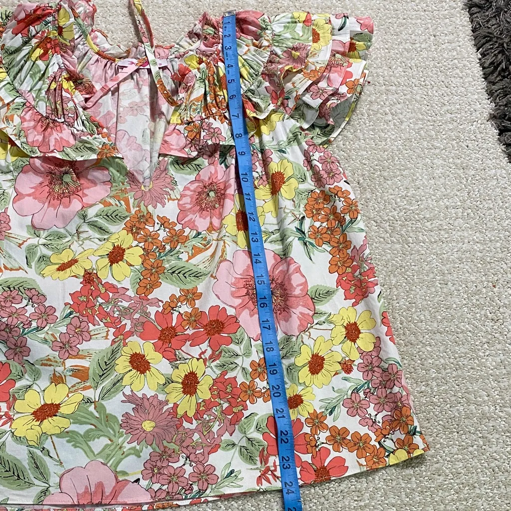 Buddy Love Floral Ruffle Sleeve Blouse - Image 10