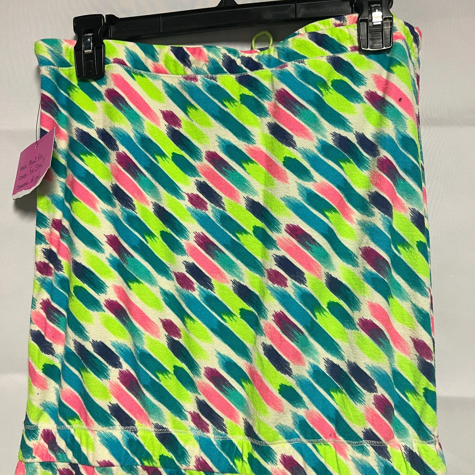 Steve Madden Paris Romper Size Medium Multicolor Artsy Strapless NWT - Image 7