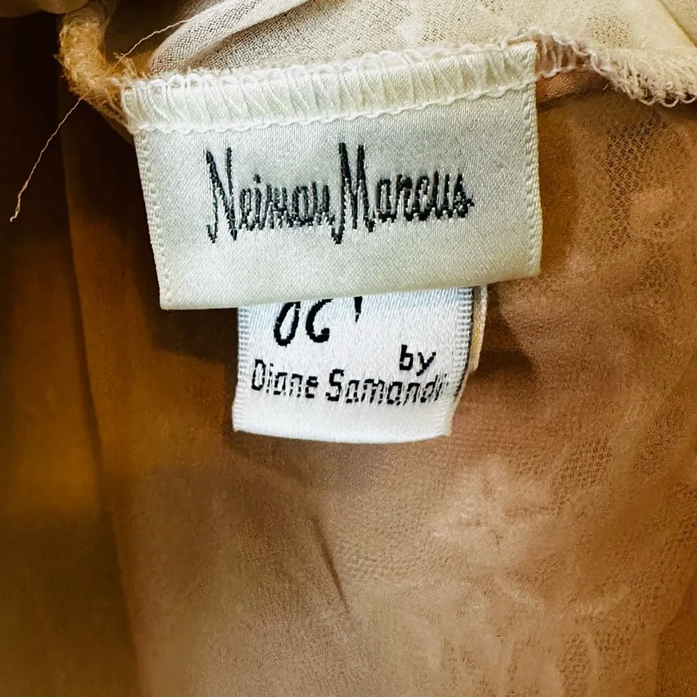 Neiman Marcus Jonquil Vintage Embroidered Floral Tank Top Cottage Fairy Small - Image 2