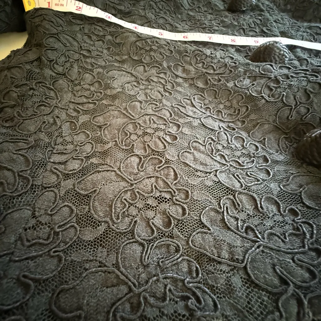 Elegant Black Lace Women's Jacket Size none - Image 11