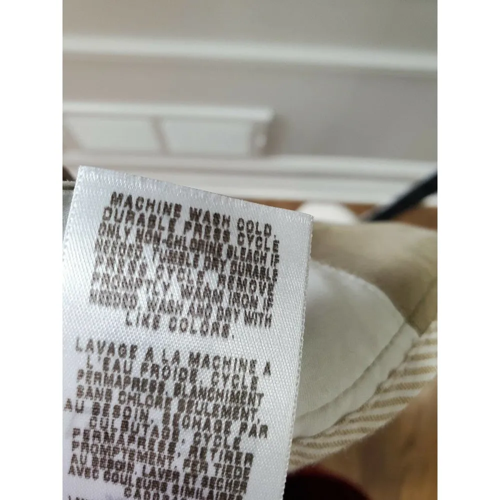 Docker's Women's Beige Cotton Wide Legs High Rise Regular Fit Casual Pants 12 - Image 8