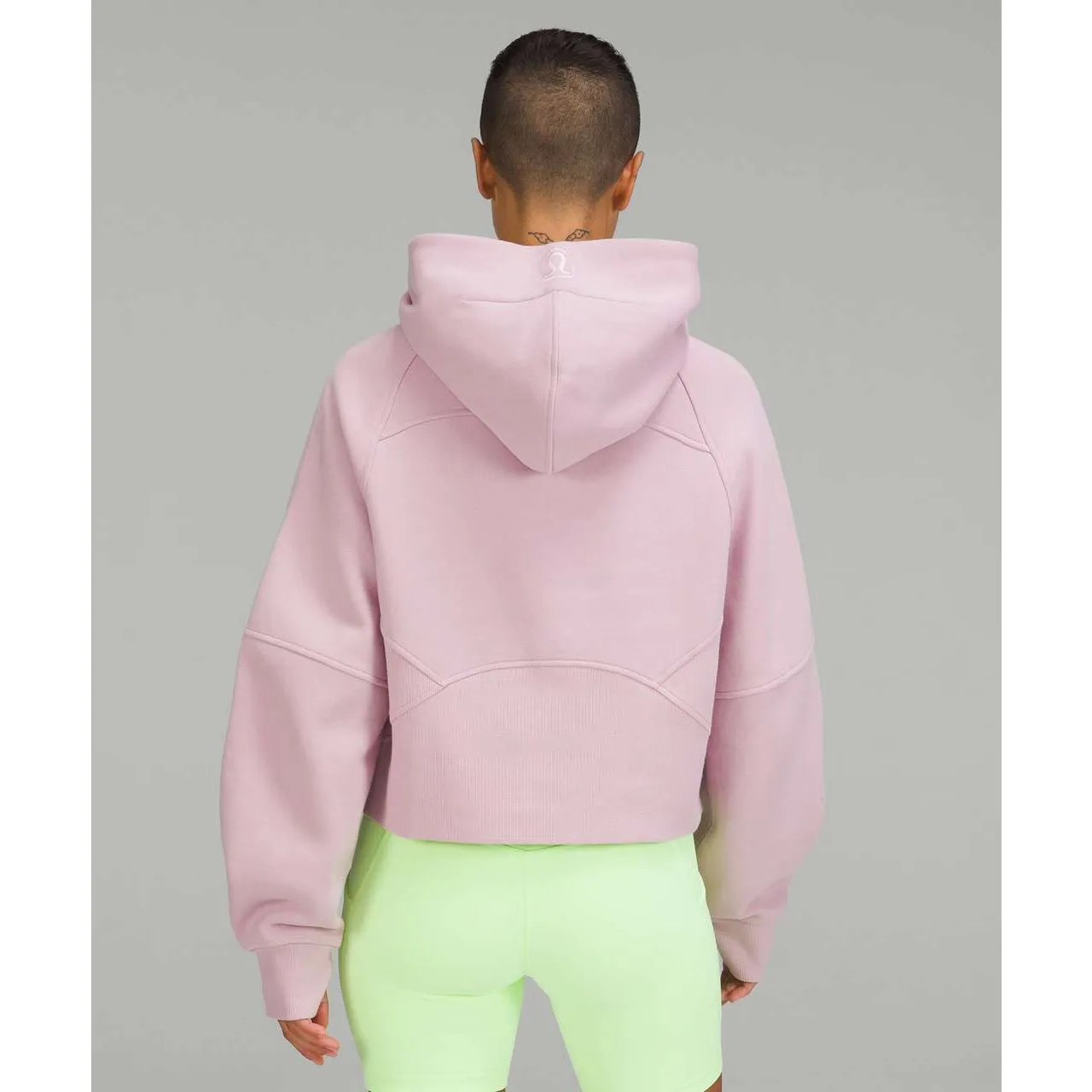 Lululemon Scuba Oversized Half-Zip Hoodie Sweatshirt Pink Peony XL / XXL - Image 2