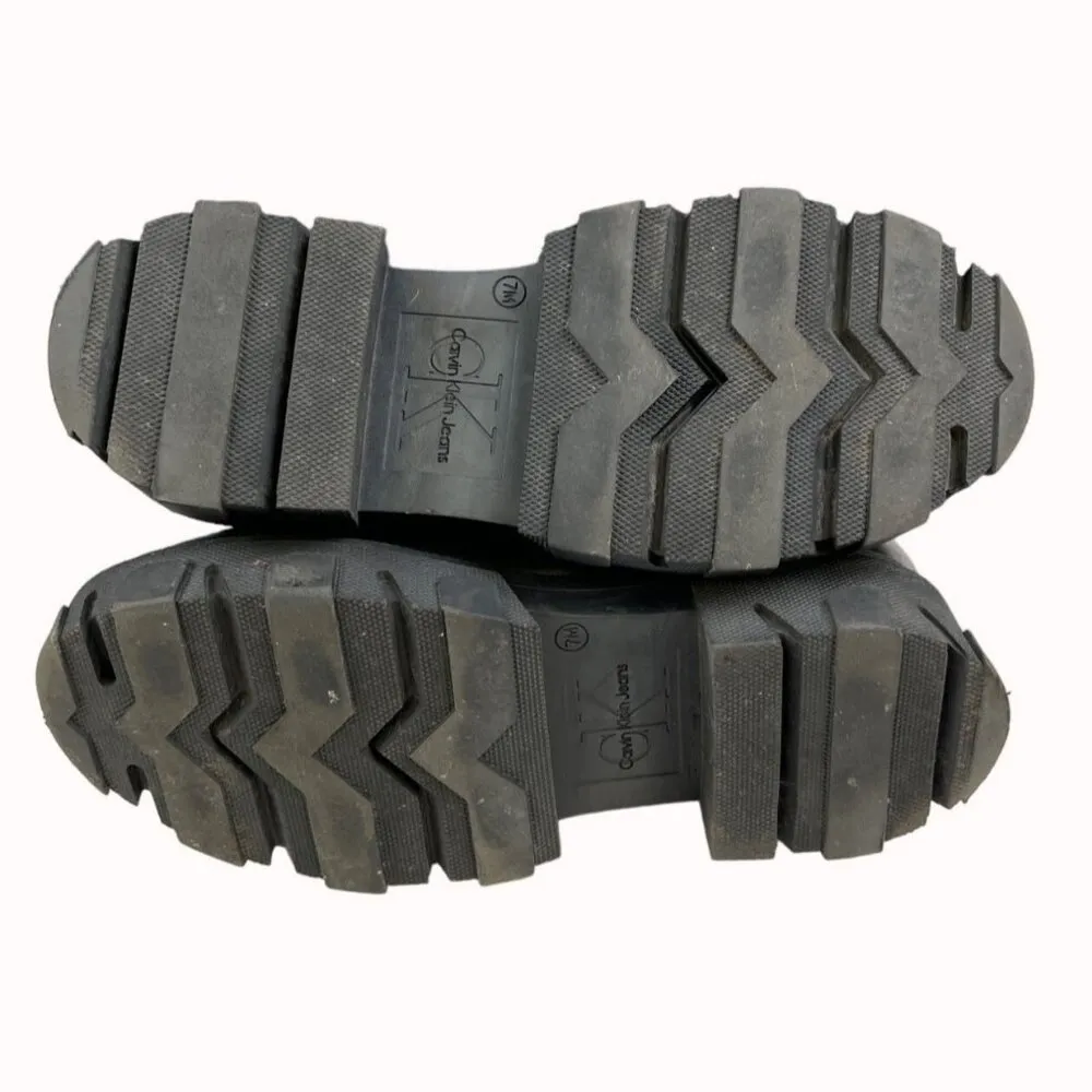 Calvin Klein Jeans Lorine Women's Black Shoes/Chelsea Boots Sz 7M SKU 4695 - Image 6