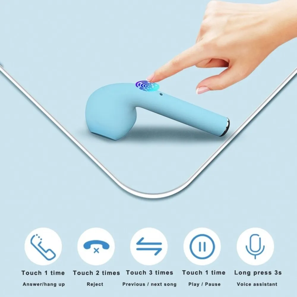 NWT i12 Wireless Earphones Bluetooth 5.0 Stereo - Image 8