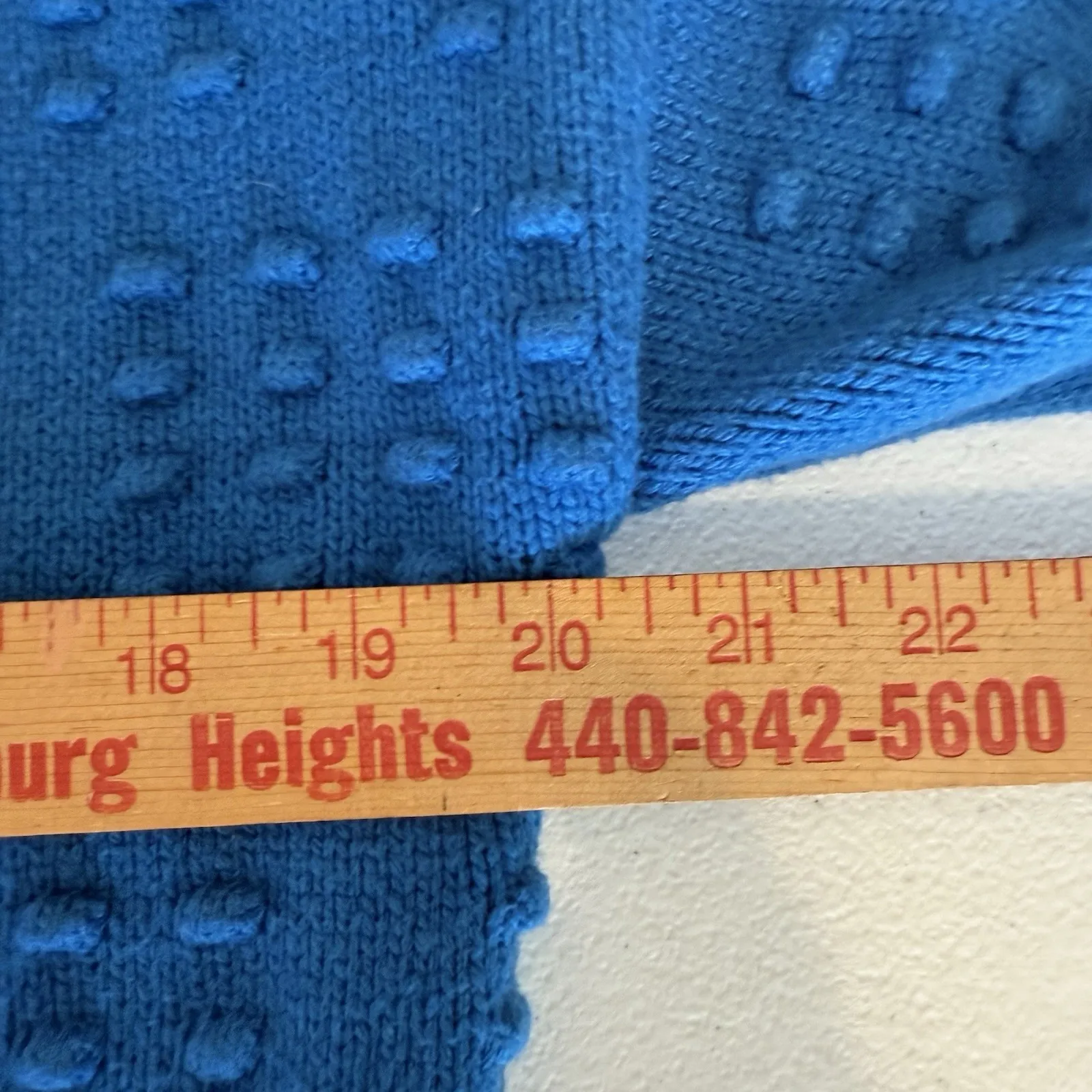 Lego Collection Target Women's Sweater Size M Blue Popcorn Knit Pullover NWT Size M - Image 4