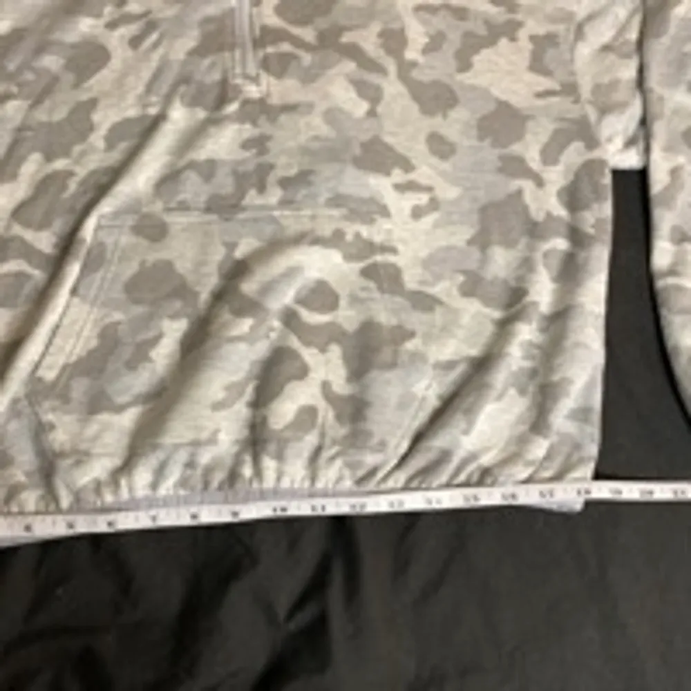 Olive+Oak Camo Half Zip Hoodie Sweatshirt Size M - Image 8