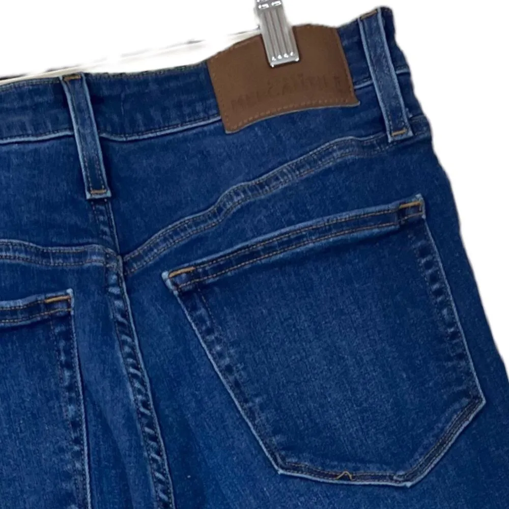 J. Crew Mercantile Jeans High Rise Slim Skinny Fit Dark Wash Women’s Size 29 - Image 8