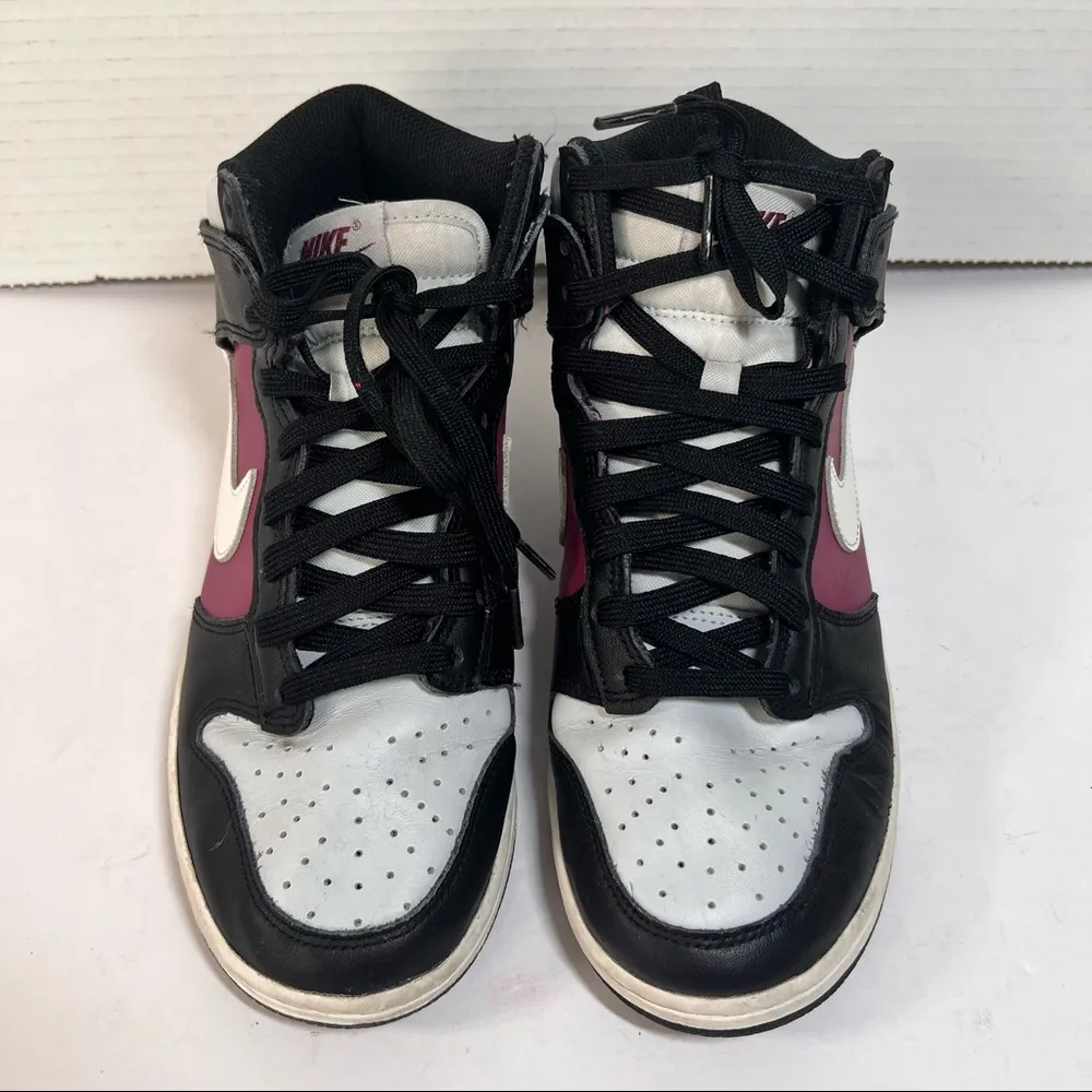 Nike WMNS Dunk High DD1869-005 Black Rosewood Pure Platinum Women's EUC Street - Image 2